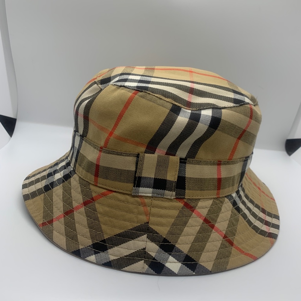 Vintage Auth Burberry Bucket Hat